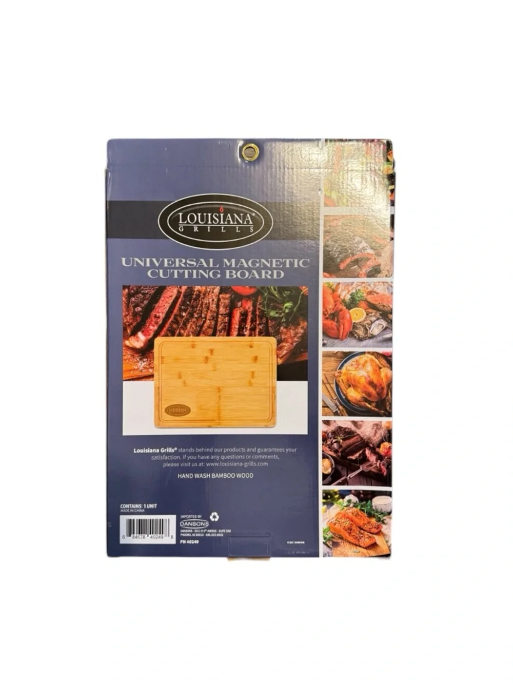 Louisiana Grills Bamboo Wood‎ Magnetic Cutting Board 14